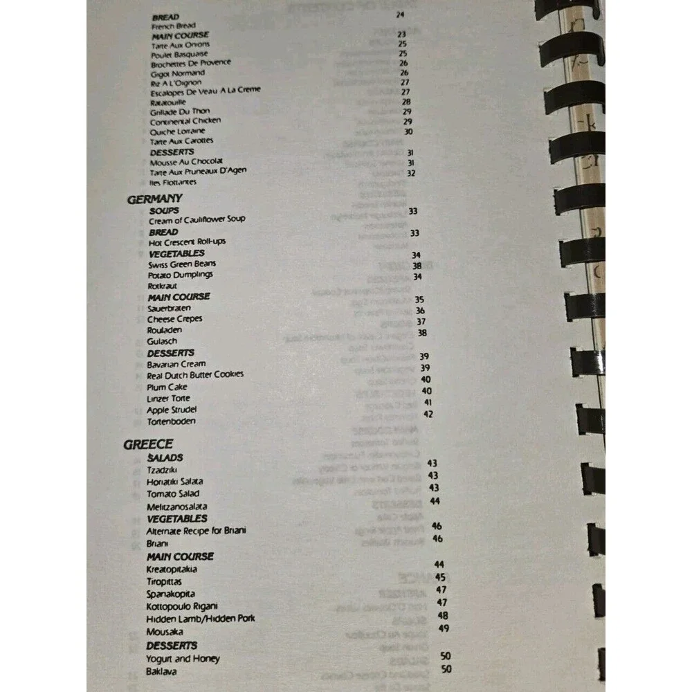 FAVORITE RECIPES FROM EUROPE - Greater Europe Mission - Vintage Cookbook